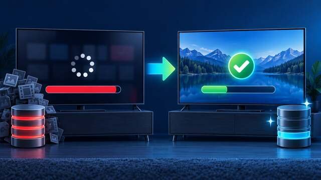 Troubleshooting a slow streaming app on a Smart TV