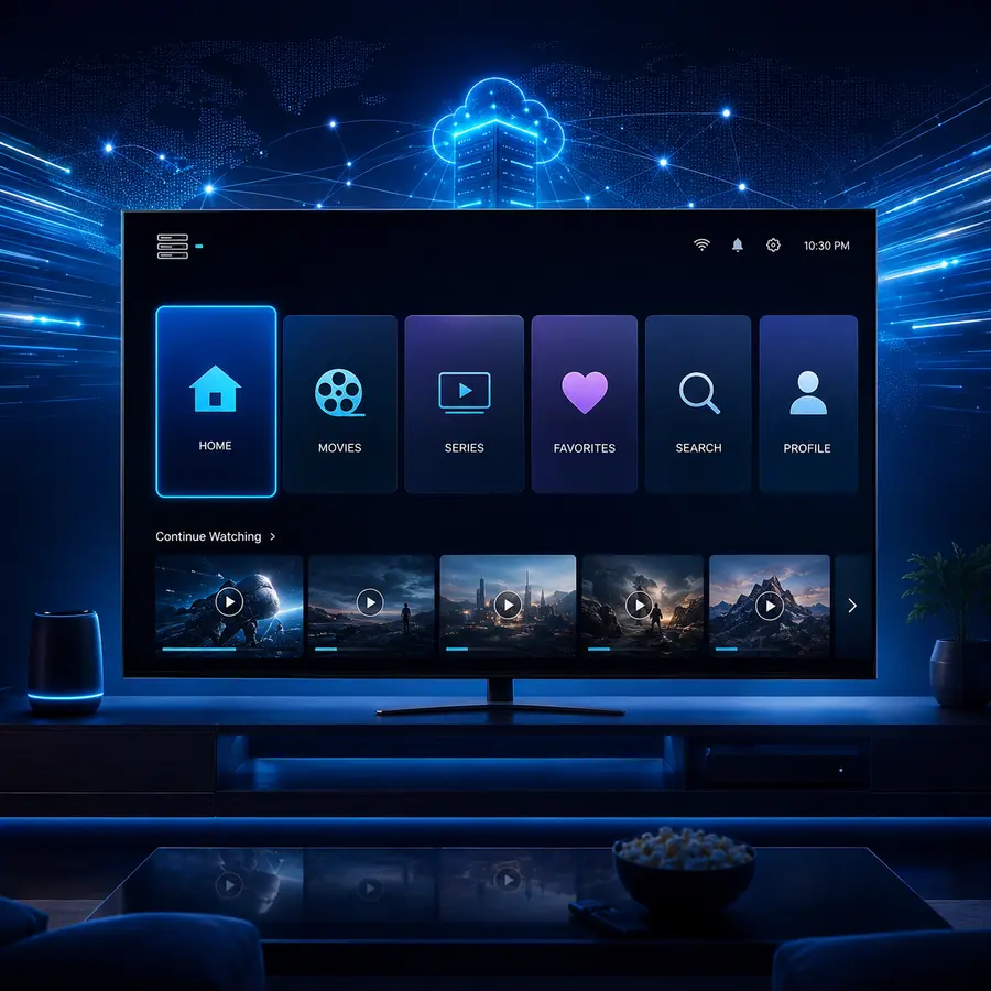 Neo4K Enhanced IPTV server interface
