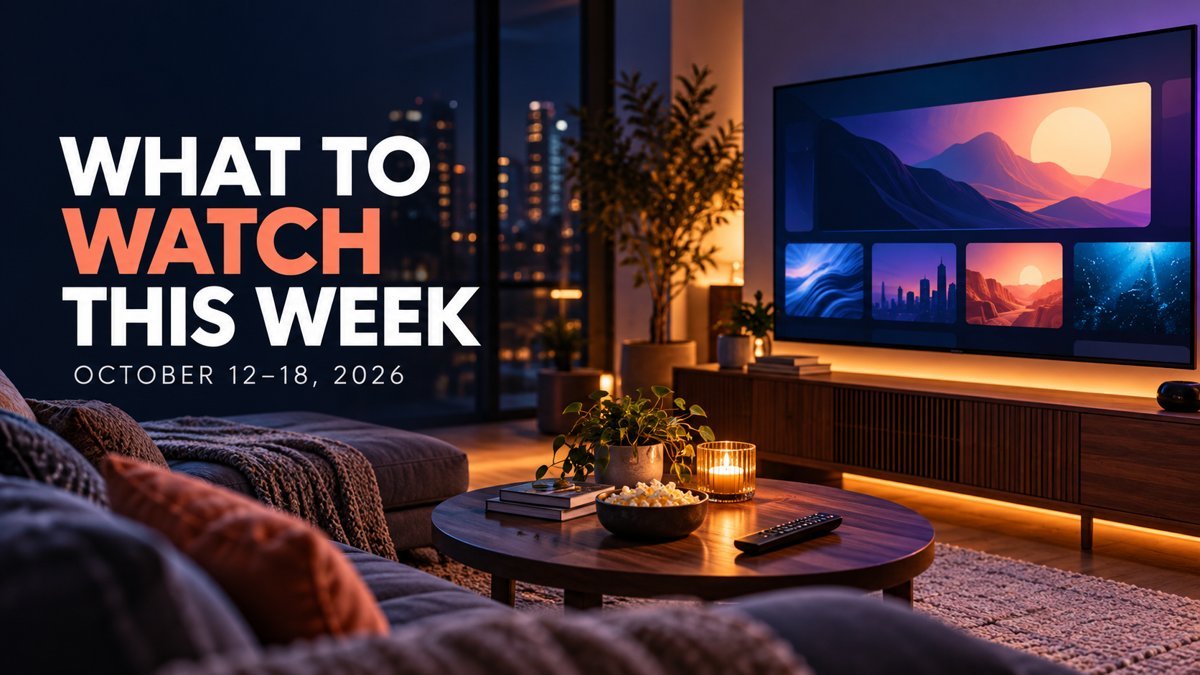 What to watch this week, October 12–18, 2026
